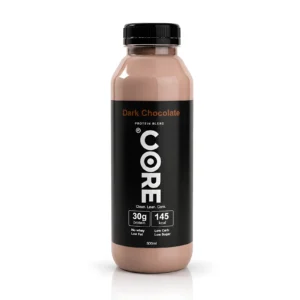 CORE minuman protein putih telur rasa Dark Chocolate 500 ml